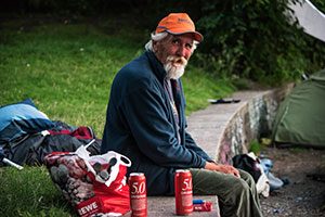 Dieter macht seit 30 Jahren Platte. (Foto: Lena Maja Wöhler)