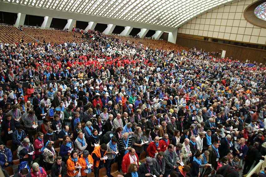 Mehr als 3500 Menschen kamen zur Audienz von Franziskus. Foto: BELA