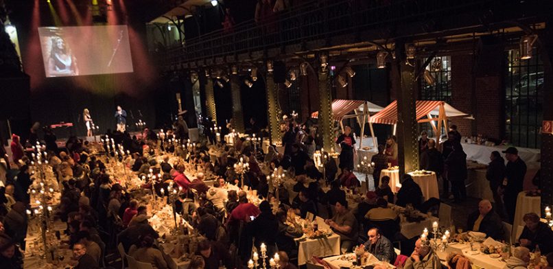 Großes Festmahl in der Fischauktionshalle