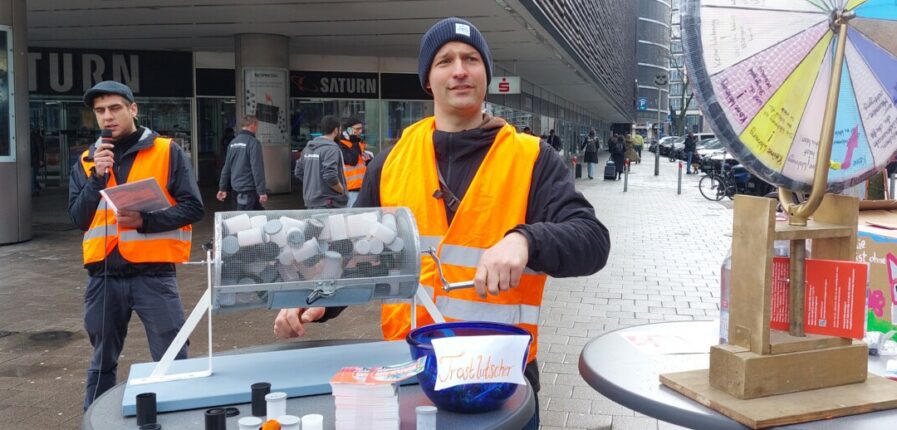 Protest gegen das Ende des Winternotprogramms