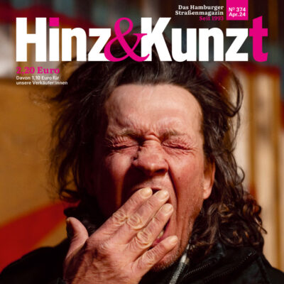 Foto eines gähnenden Mannes, Titelzeile: "Gut geschlafen?"