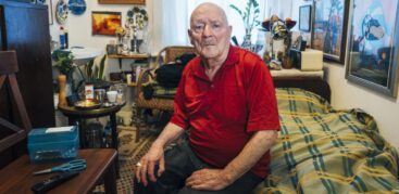 Seit 1986 lebt Herr Reichel im Ledigenheim. Foto: Miguel Ferraz