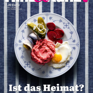 Foto von einem Teller mit Labskaus, darunter die Frage: "Ist das Heimat?"
