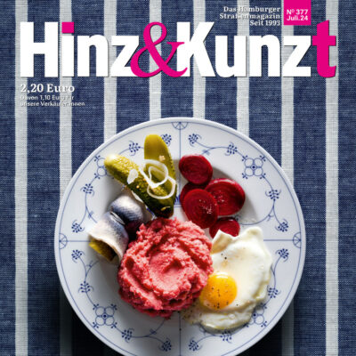 Foto von einem Teller mit Labskaus, darunter die Frage: "Ist das Heimat?"