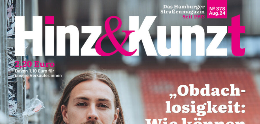 Foto von Jackson Irvine in einem Stadion, Titelzeile: „Wie können wir Obdachlosigkeit bloß zulassen?“