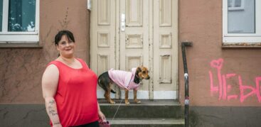 Die ehemalige Obdachlose Denise hat seit Juli eine eigene Wohnung. Foto: Miguel Ferraz