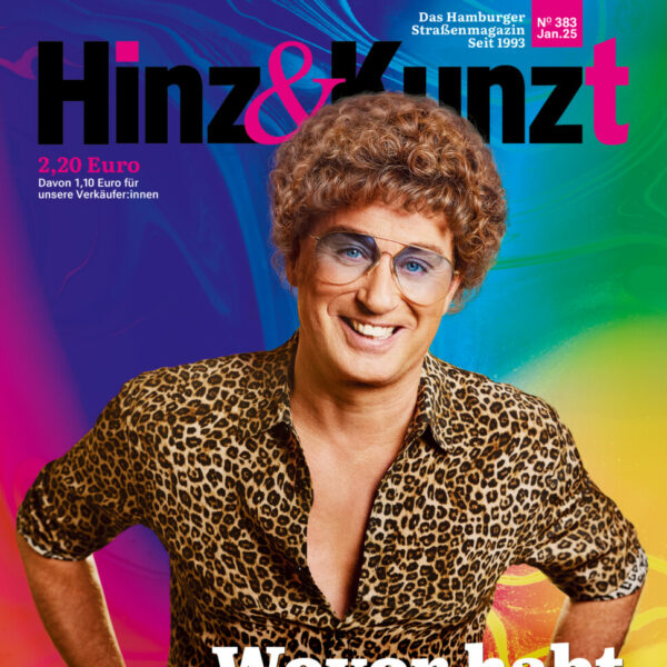 Ein Foto von Comedian Atze Schröder, Titelzeile: "Wovor habt ihr Angst?"
