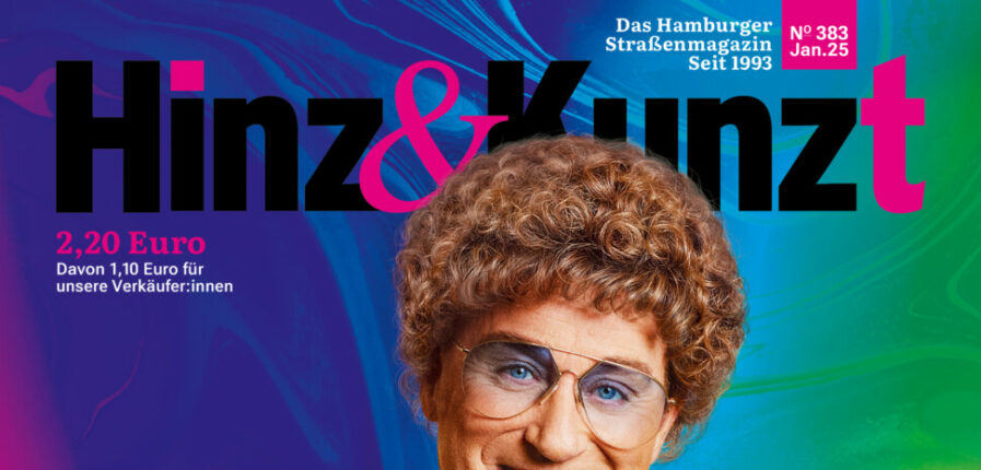 Ein Foto von Comedian Atze Schröder, Titelzeile: "Wovor habt ihr Angst?"