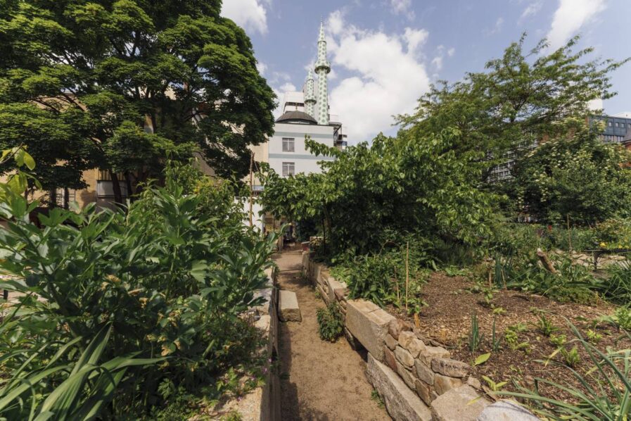 Der Marmorgarten in St. Georg. Foto: Miguel Ferraz