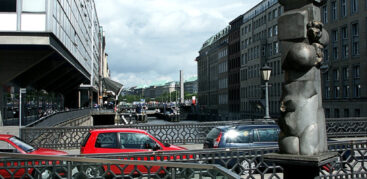 Die Adolphsbrücke in Hamburg.