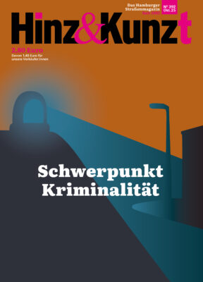 Illustration eines Blaulichts, Titelzeile: "Schwerpunkt Kriminalität"