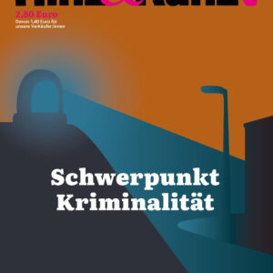 Illustration eines Blaulichts, Titelzeile: "Schwerpunkt Kriminalität"