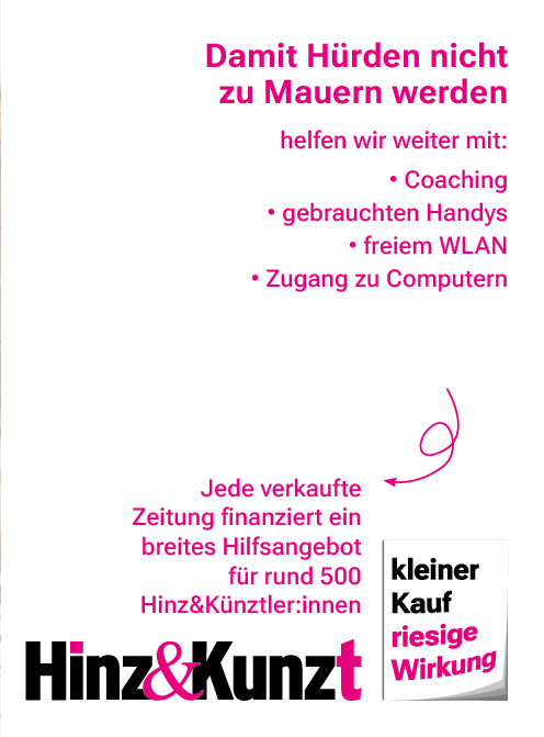 Damit Hürden nicht zu Mauern werden helfen wir weiter mit Coaching, gebrauchten Handys, freiem WLAN und Zugang zu Computern