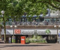 Der südliche Eingangsbereich des Bahnhofs Altona.