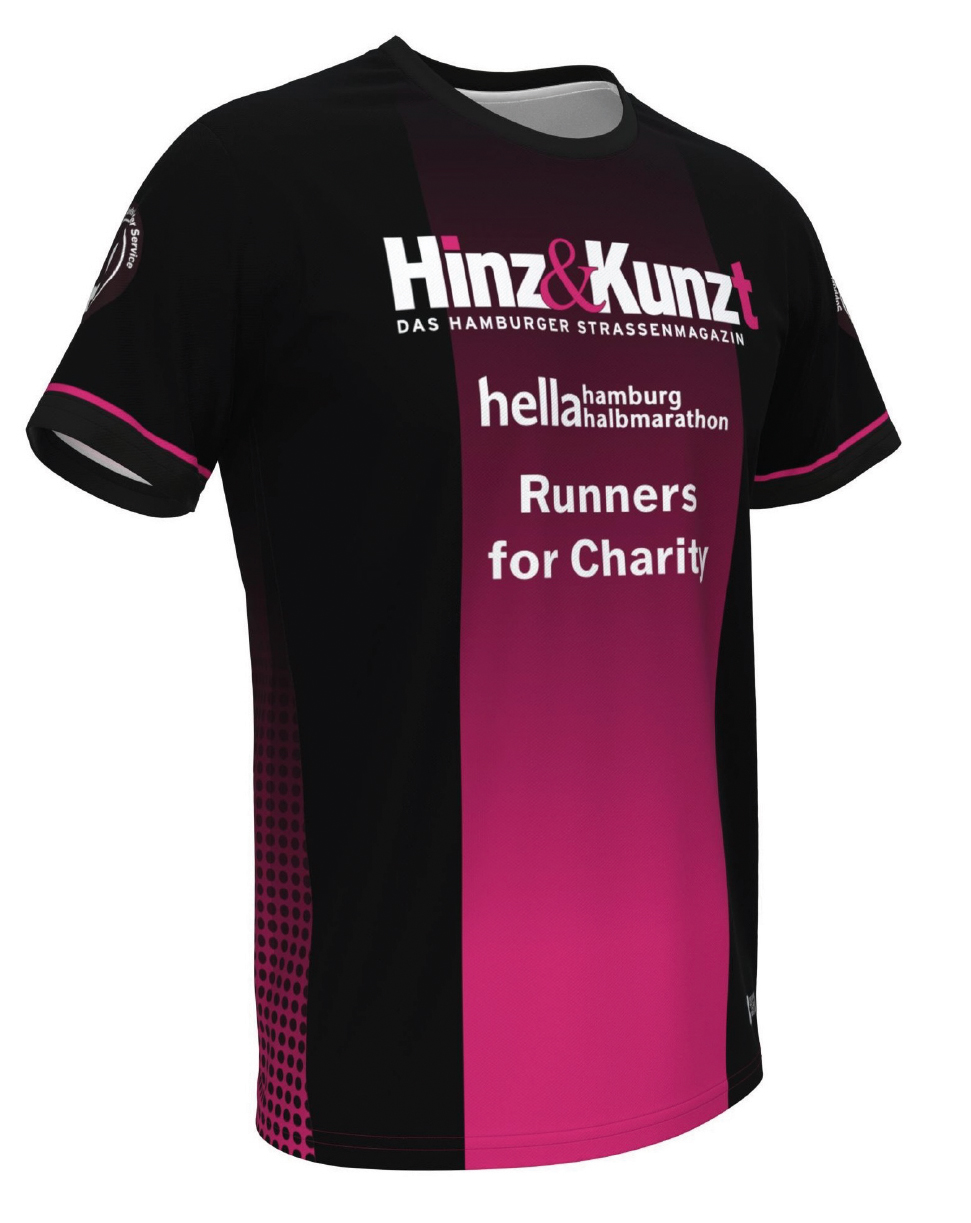 Hinz&Kunzt-Laufshirt „Keiner kennt Hamburgs Straßen besser“ – Bild 2