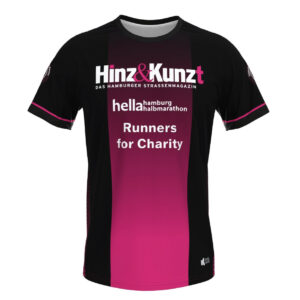 Hinz&Kunzt-Laufshirt „Keiner kennt Hamburgs Straßen besser“