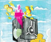 4,2 Milliarden Euro warten in Deutschland darauf, sinnvoll verwendet zu werden. Illustration: Julia Pfaller