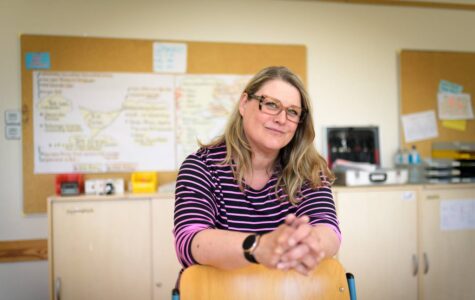 Chancengleichheit ist ihr ein großes Anliegen: Kerstin Starcke-Giese in ihrer Berufsschule. Foto: Imke Lass